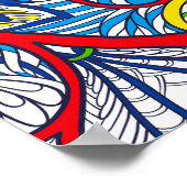 Ornamental Tribal Seamless pattern. Illustration. ポスター (角)