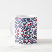 Ornamental Turkish Tile Pattern  コーヒーマグカップ (正面左)