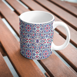Ornamental Turkish Tile Pattern  コーヒーマグカップ