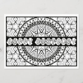 OrnaMENTALsのハッピーバースデーの日時計色あなた専有物 カード