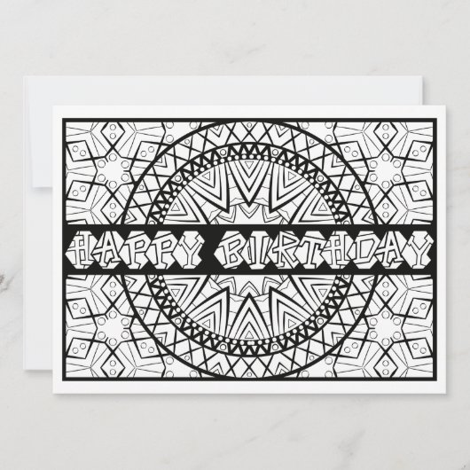 OrnaMENTALsのハッピーバースデーの日時計色あなた専有物 カード (正面)