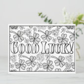 OrnaMENTALsの幸運のシャムロックはあなた専有物を着色します カード (スタンド正面)