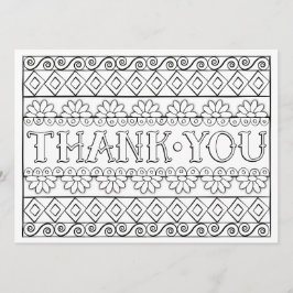 OrnaMENTALsは着色しますあなた専有物を感謝していしています サンキューカード