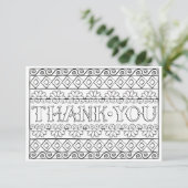 OrnaMENTALsは着色しますあなた専有物を感謝していしています サンキューカード (スタンド正面)