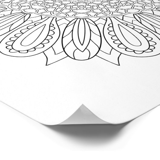 OrnaMENTALs #0025ひまわり喜び自分の色 ポスター (角)