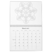 OrnaMENTALs 12ヶ月の治療用カラーリングページ カレンダー (3月 2027)