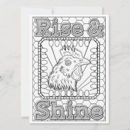 OrnaMENTALs Rise & Shine Chicken Color Your Own