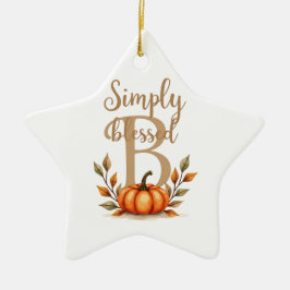 Ornamento de Cerâmica "Simply Blessed" セラミックオーナメント