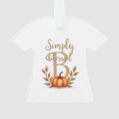 Ornamento "Simply Blessed" オーナメント (裏面)