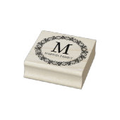 Ornaments Monogrammed Modern Design ラバースタンプ (スタンプ)