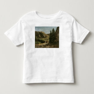Ornans、c.1858の近くの景色 トドラーTシャツ