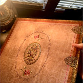 Ornate Antique Doll Collector's Foil Journal  ゲストブック