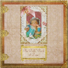 Ornate Antique Doll Collector's Journal ゲストブック