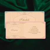 Ornate Art Nouveau Wedding プログラム