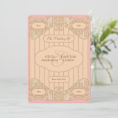 Ornate Art Nouveau Wedding Save The Date セーブザデート (スタンド正面)