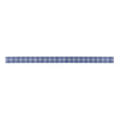 Ornate blue and white floral tile pattern  サテンリボン (正面)