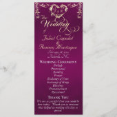 Ornate Border & Heart - Plum プログラム (正面)