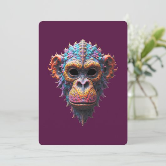 Ornate Chimp Mask 招待状 (スタンド正面)