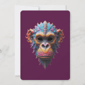 Ornate Chimp Mask 招待状 (正面)