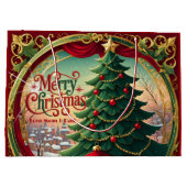 Ornate Christmas Tree ラージペーパーバッグ (裏面)