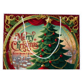 Ornate Christmas Tree ラージペーパーバッグ (裏面)