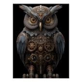Ornate Clockwork Owl ポスター (正面)