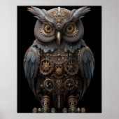 Ornate Clockwork Owl ポスター (正面)