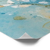 ornate crystal chandelier with an antique gold-ton ポスター (角)