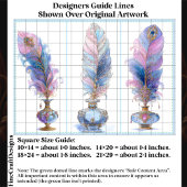 Ornate Elegant Quill & Inkwell Trio EQ2L Decoupage 薄葉紙