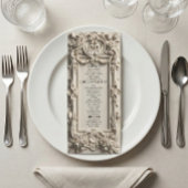 Ornate European Renaissance Swan Crest メニュー