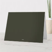 Ornate Floral Easter Egg カード (裏面)