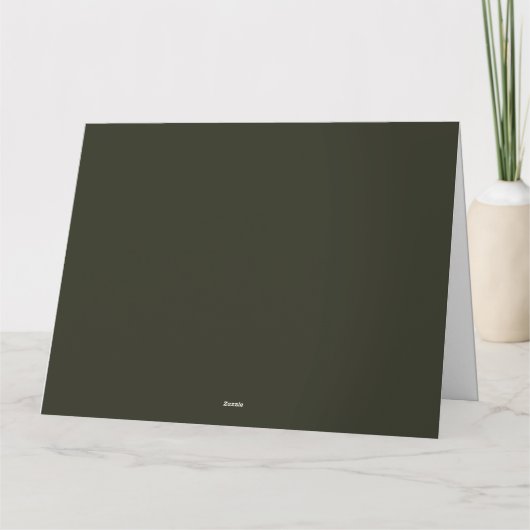 Ornate Floral Easter Egg カード (裏面)