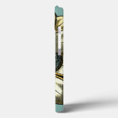 Ornate Floral Medallion on Light Blue Background Case-Mate iPhoneケース (裏面 / 左)
