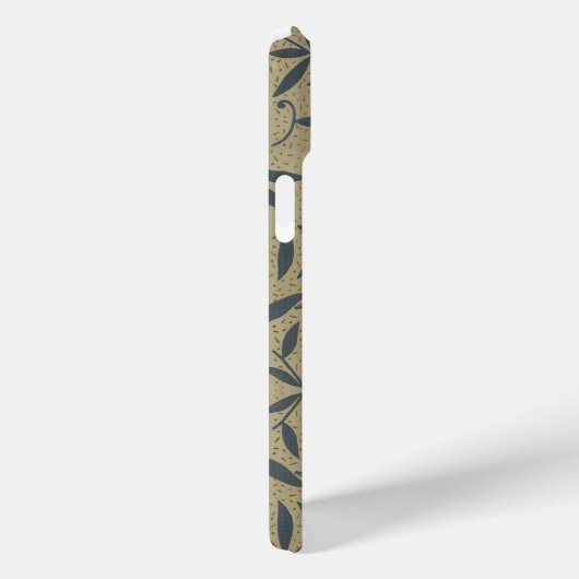 Ornate floral pattern with dark blue vines  Case-Mate iPhoneケース (裏面 / 右)