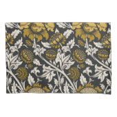 Ornate floral pattern with large gold flowers  枕カバー (正面左)