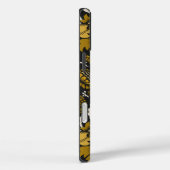 Ornate floral pattern with large gold flowers  Case-Mate iPhoneケース (裏面 / 右)