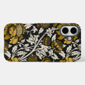 Ornate floral pattern with large gold flowers  Case-Mate iPhoneケース (裏面 (横))
