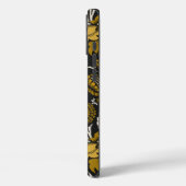 Ornate floral pattern with large gold flowers  Case-Mate iPhoneケース (裏面 / 左)