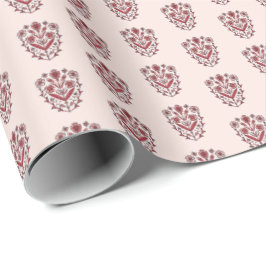 Ornate Floral Wrapping Paper ラッピングペーパー