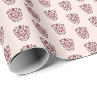 Ornate Floral Wrapping Paper ラッピングペーパー