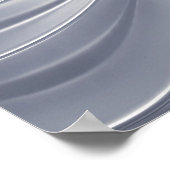 Ornate Flow Ooze Decoupage Template Line Art ポスター (角)