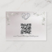 Ornate Frame & Heart - Red/Silver エンクロージャーカード (裏面)