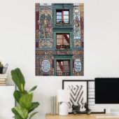 Ornate Fresco Detail, Germany ポスター (ホームオフィス)