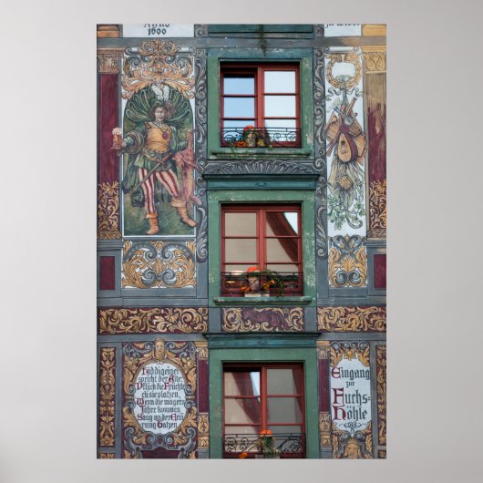 Ornate Fresco Detail, Germany ポスター (正面)