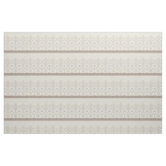 Ornate Geometric Floral Tile Pattern (2) ファブリック (ファットクウォーター)
