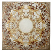 Ornate Gold Ceramic Tile タイル (正面)
