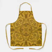Ornate gold floral pattern with symmetrical エプロン (正面)