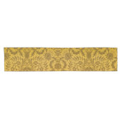 Ornate gold floral pattern with symmetrical ショートテーブルランナー (横)