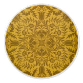 Ornate gold floral pattern with symmetrical セラミックノブ (正面)