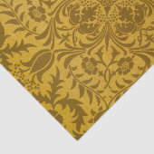 Ornate gold floral pattern with symmetrical 薄葉紙 (詳細)